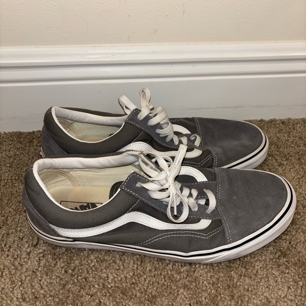 Vans Men's Gray Sneakers Size 11.5 - Picture 2 of 5